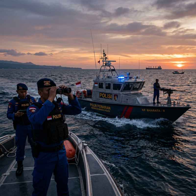 Patroli Laut Tanjung Balai Cegah Narkoba