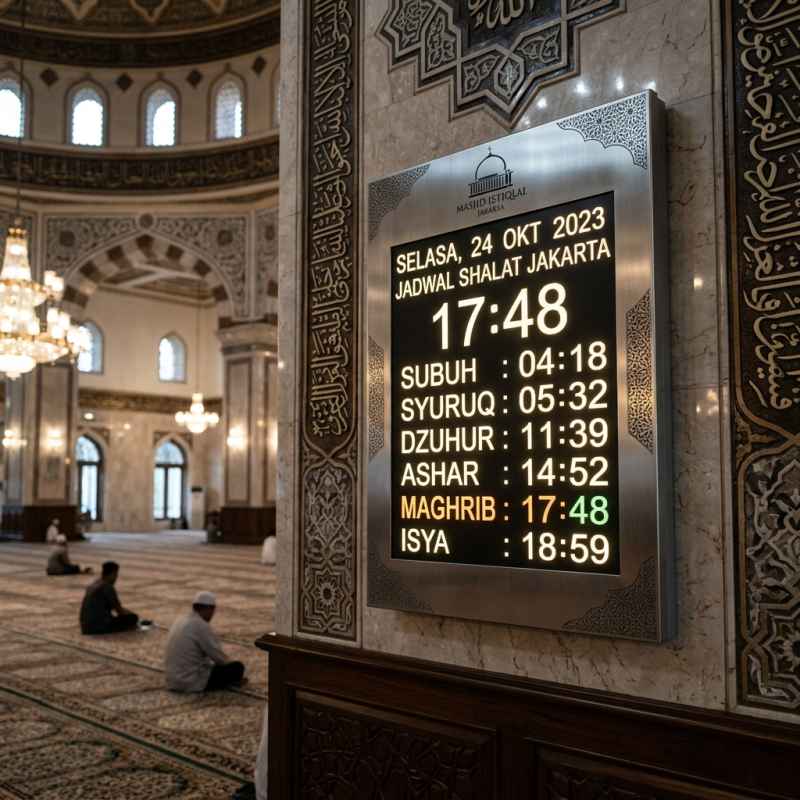 Jadwal Sholat Isya Jakarta & Cirebon Agustus 2026