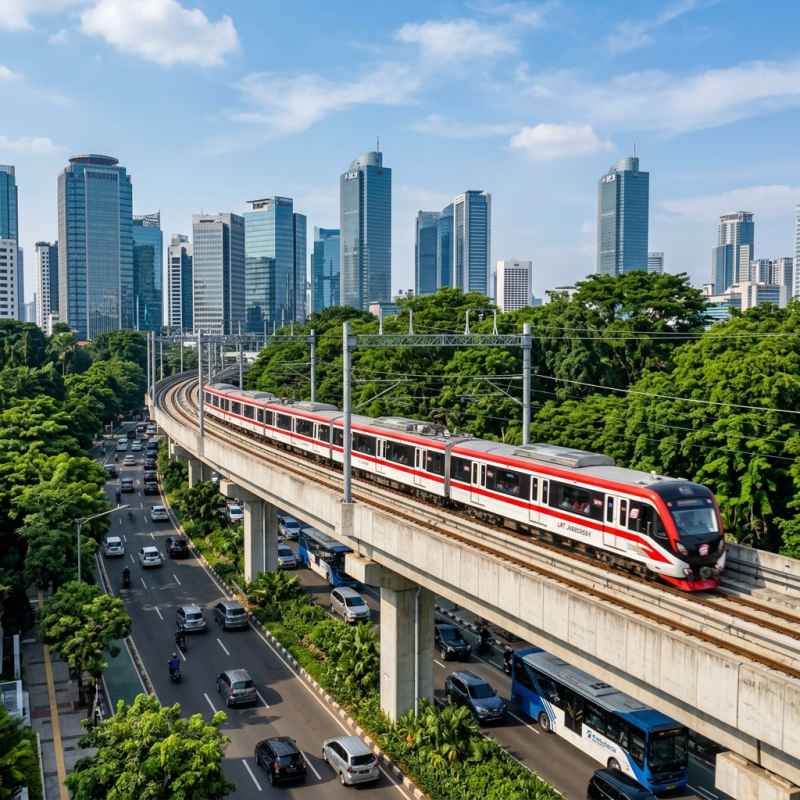 3 Years of LRT Jabodebek: A Greener City