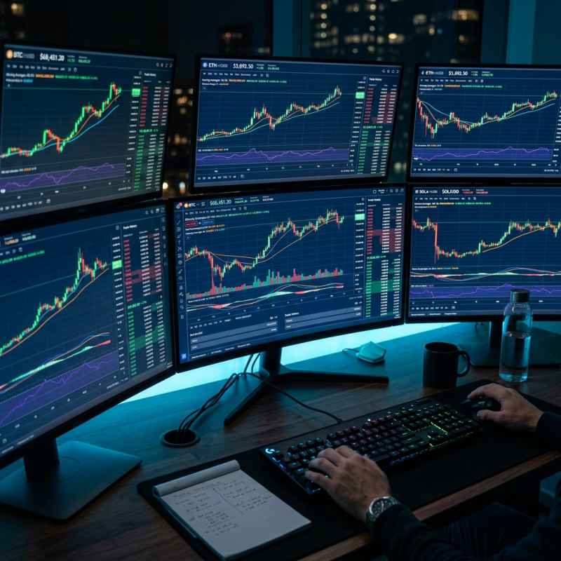 Geliat Trader Kripto Hadapi Dinamika Pasar