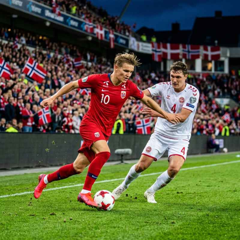Duel Sengit Norwegia vs Denmark di UNL