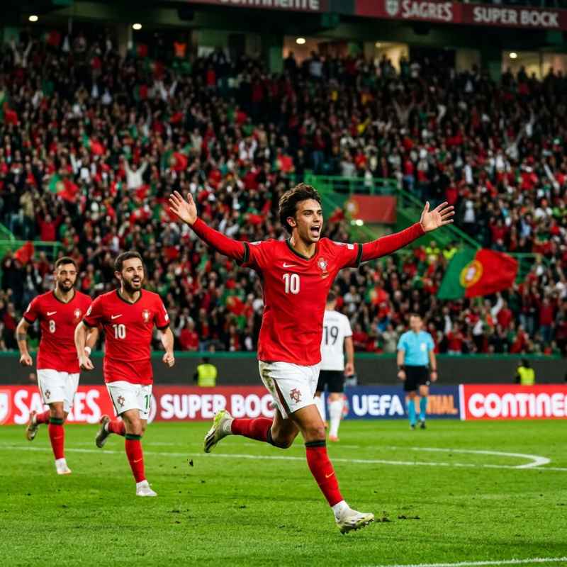 Portugal Beat Wales 1-0 After Felix Strike