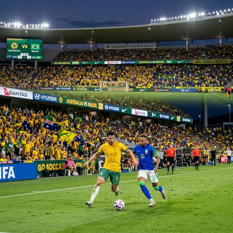 Australia vs Brasil: Laga Seru Townsville