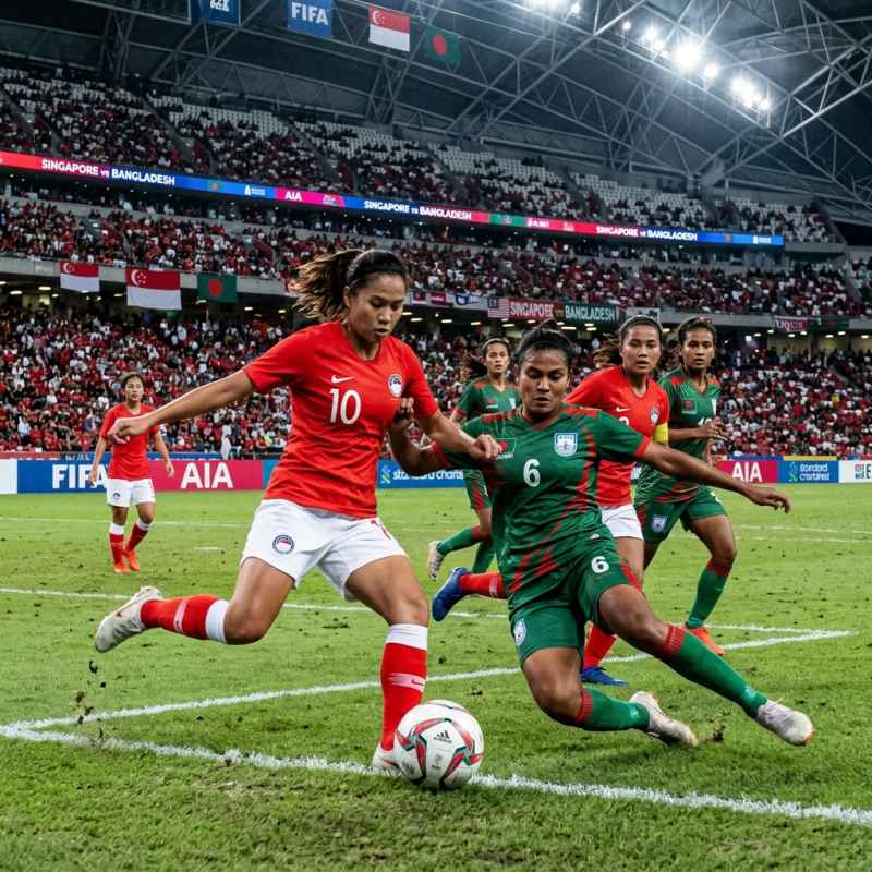 Singapore Defeats Bangladesh 1-0